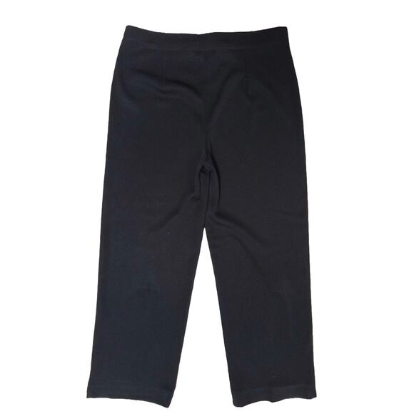 Exclusively Misook Womens Size Small Elastic Waist Dress Pants Black HIgh Rise - Picture 3 of 6